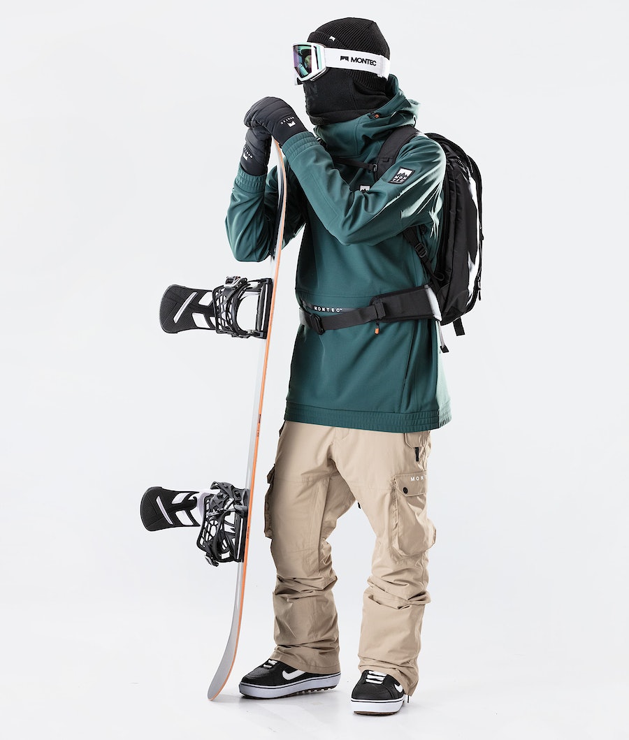 Propiedad social firma Mejores Chaqueta Snowboard Montec - Tempest Hombre Verde Oscuro